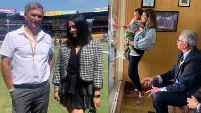 Mayanti Langer Watches day night test with his son tells why this stedium is special for her