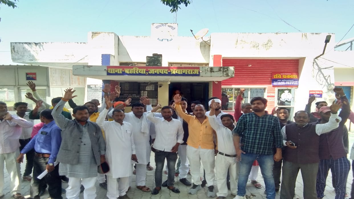 Case of death of BJP worker: Investigation started against nine including police officer, raid in search of accused