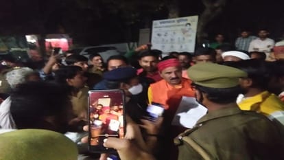 Fierce uproar over the death of BJP worker, police sent dead body from Ghat for post-mortem