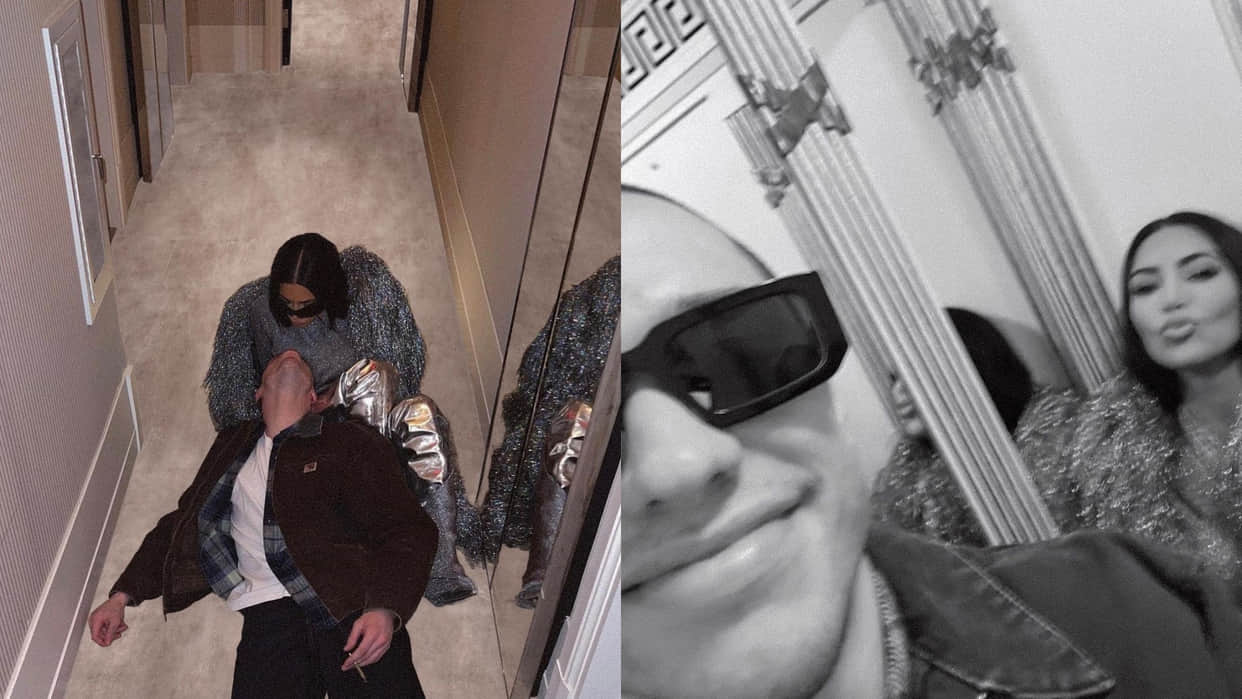 Kim Kardashian share a photo with Pete Davidson on Instagram, make their relationship official