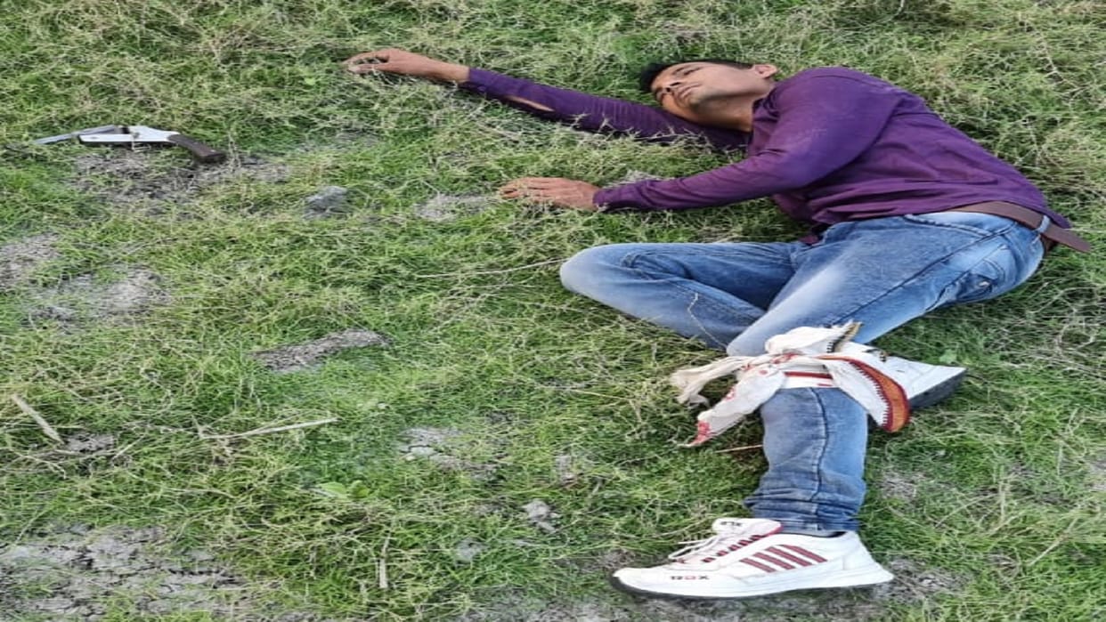 The murderer of the grandmother and grandson injured in the police encounter in azamgarh
