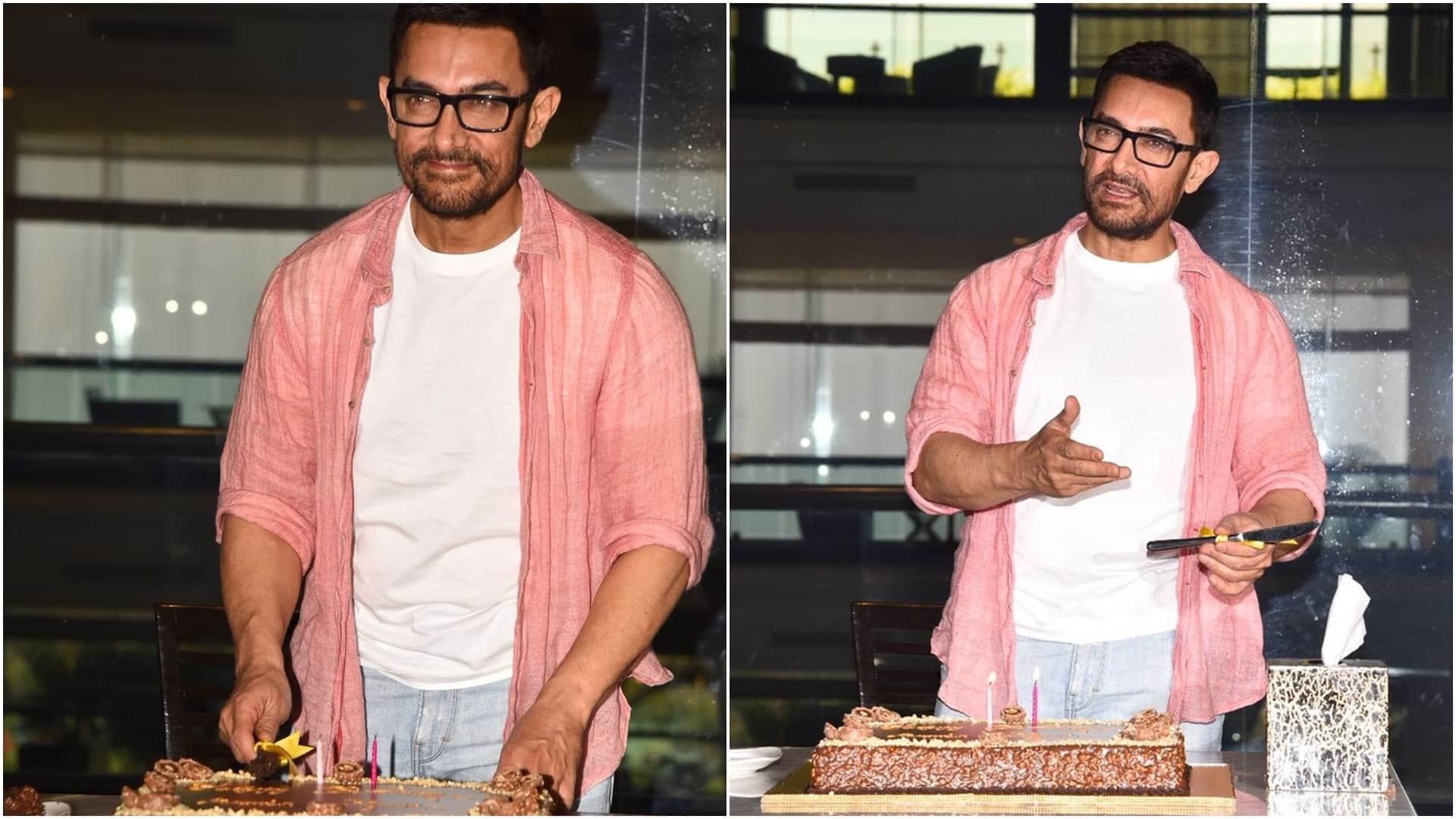 Aamir Khan Birthday: Keeping his hand on the heart Aamir gestured All is well said I want to be a better person