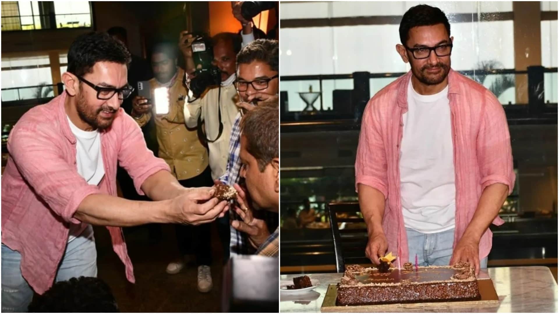 Aamir Khan Birthday: Keeping his hand on the heart Aamir gestured All is well said I want to be a better person