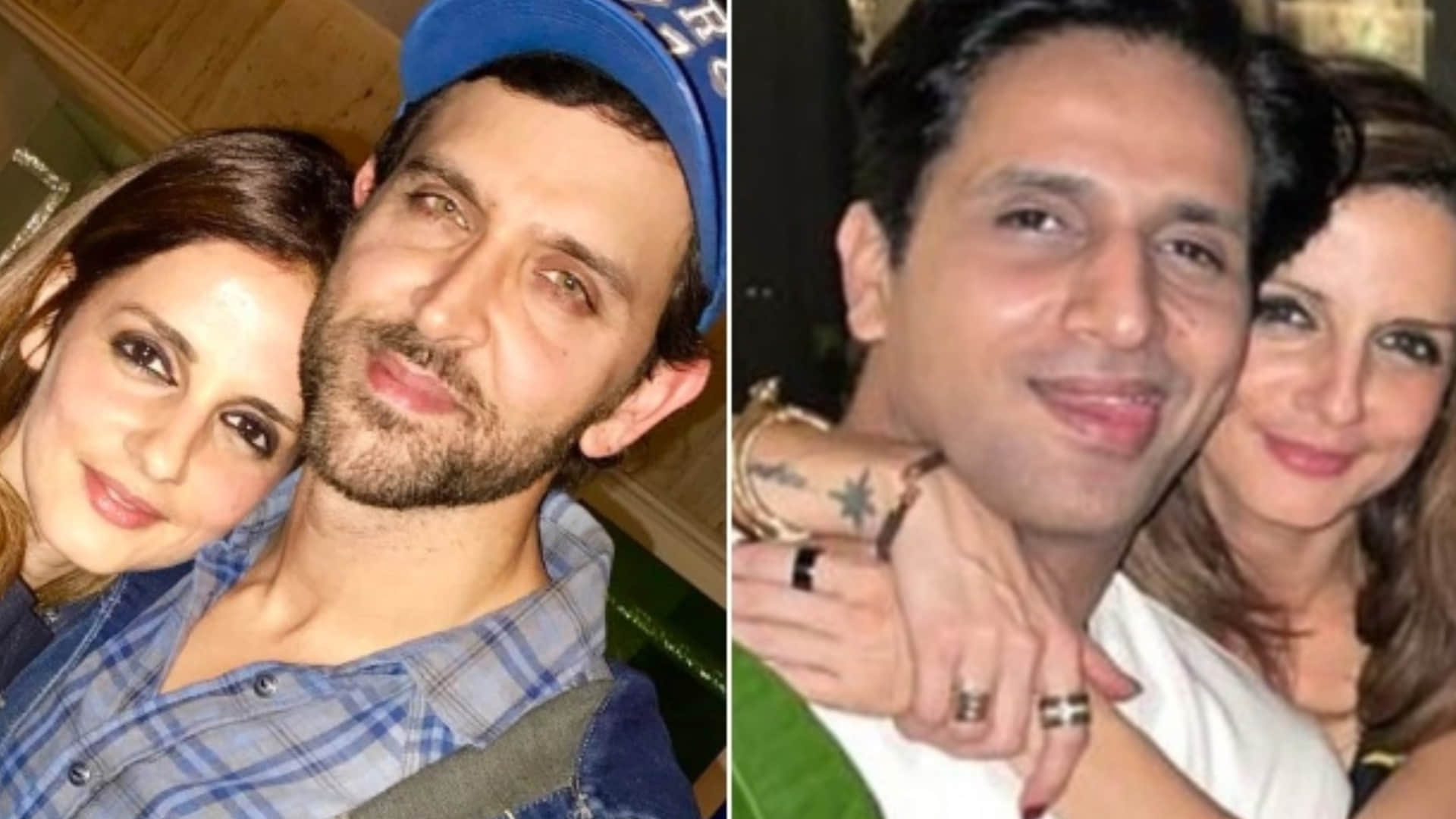 hrithik roshan ex-wife sussanne khan spotted with rumored boyfriend at the mumbai airport