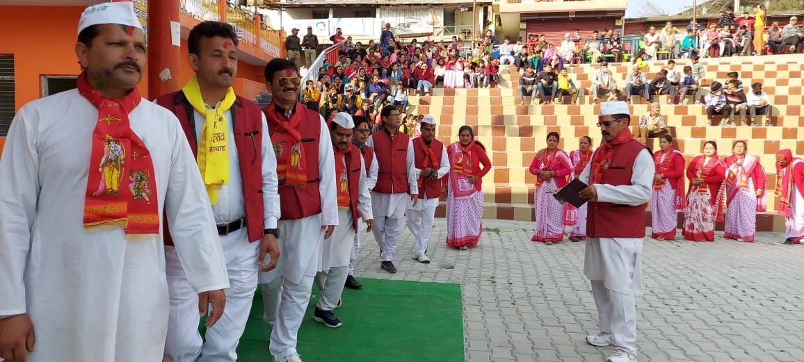 The scattered colors of the Lohaghat Holi Rang Festival