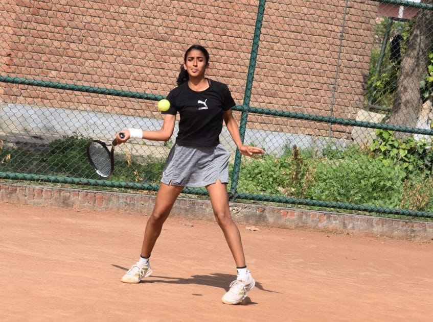 Lawn Tennis Competition: Geetam University Andhra Pradesh defeated Punjab University Chandigarh