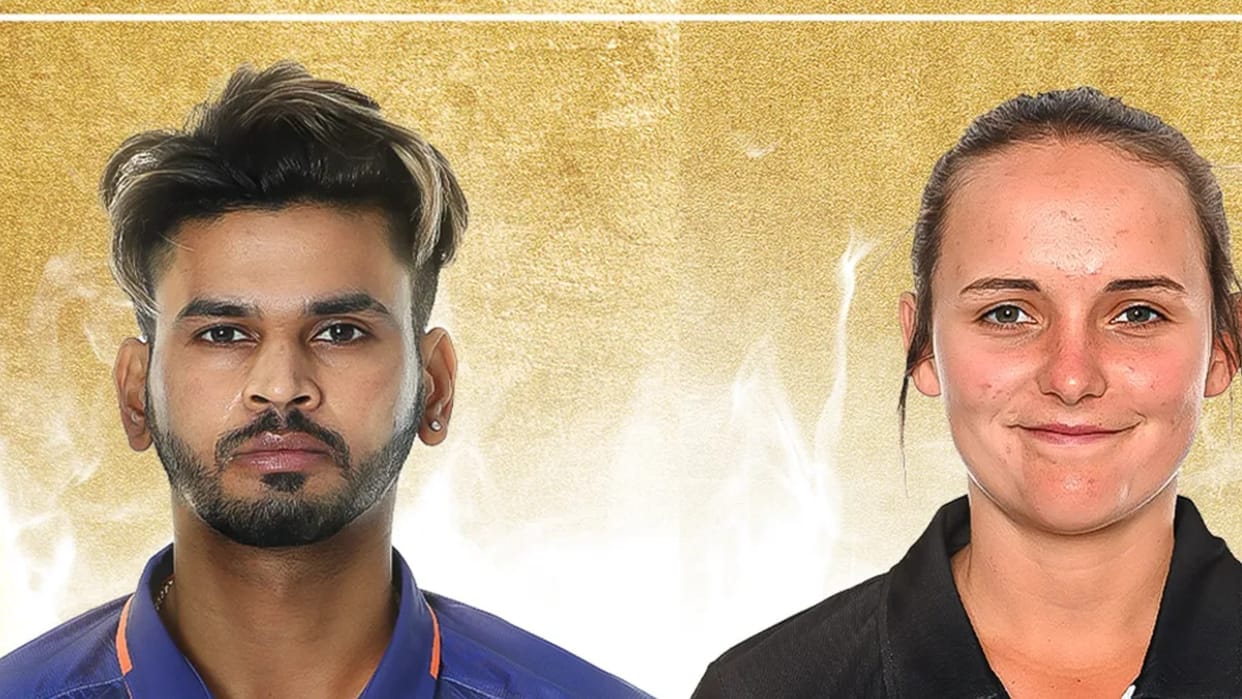 Shreys Iyer and Amelia kerr wins ICC player of the month award for February