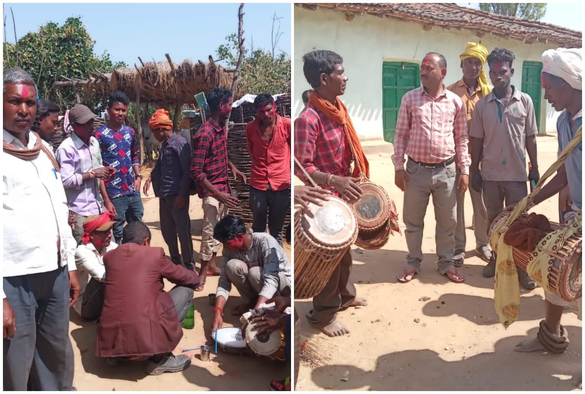Holi 2022 Different trend in sonebhadra village in UP where Holi  celebrated five days ago know what is reason