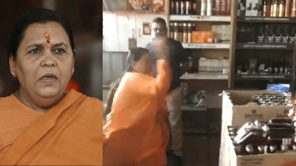 Uma Bharti's Letter To Shivraj: Explains Why She Pick A Stone and Hit Liquor bottles