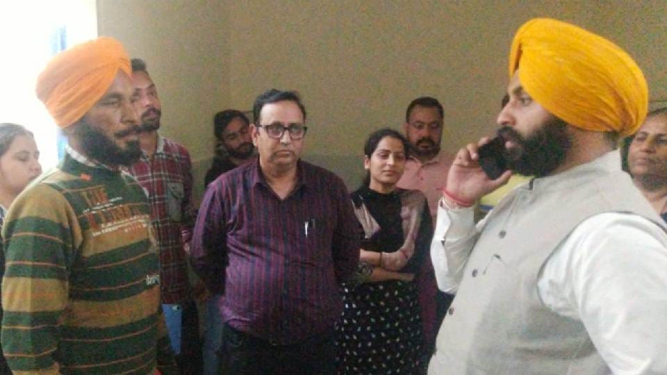 AAP MLAs doing surprise inspection of government offices in Punjab