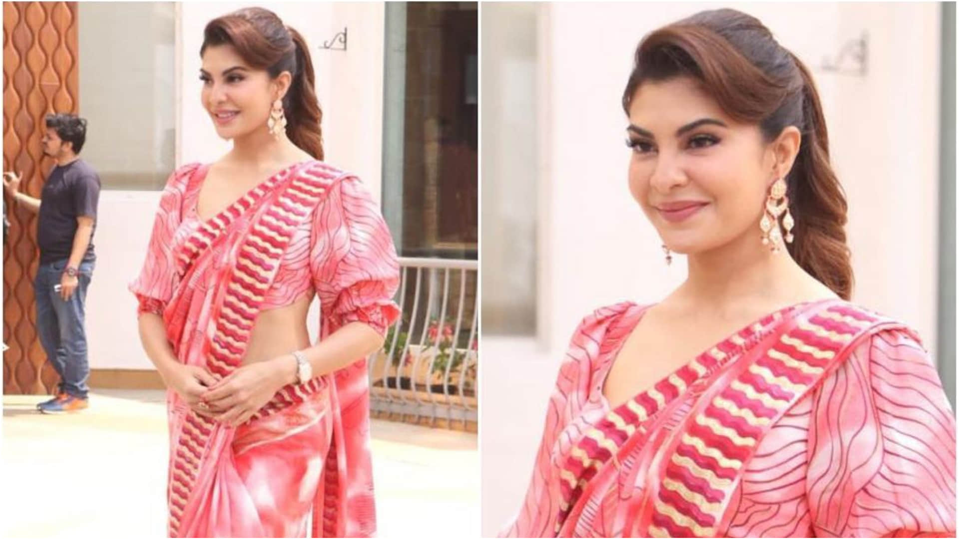 jacqueline fernandez white lace dress look regal