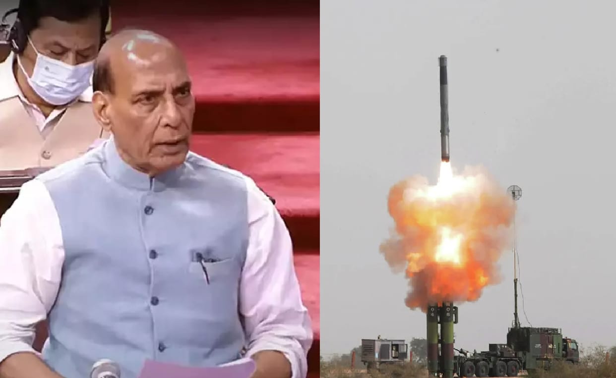 missile misfire news: Defense Minister Rajnath Singh said, the missile was released accidentally during the routine maintenance and inspection of the missile unit