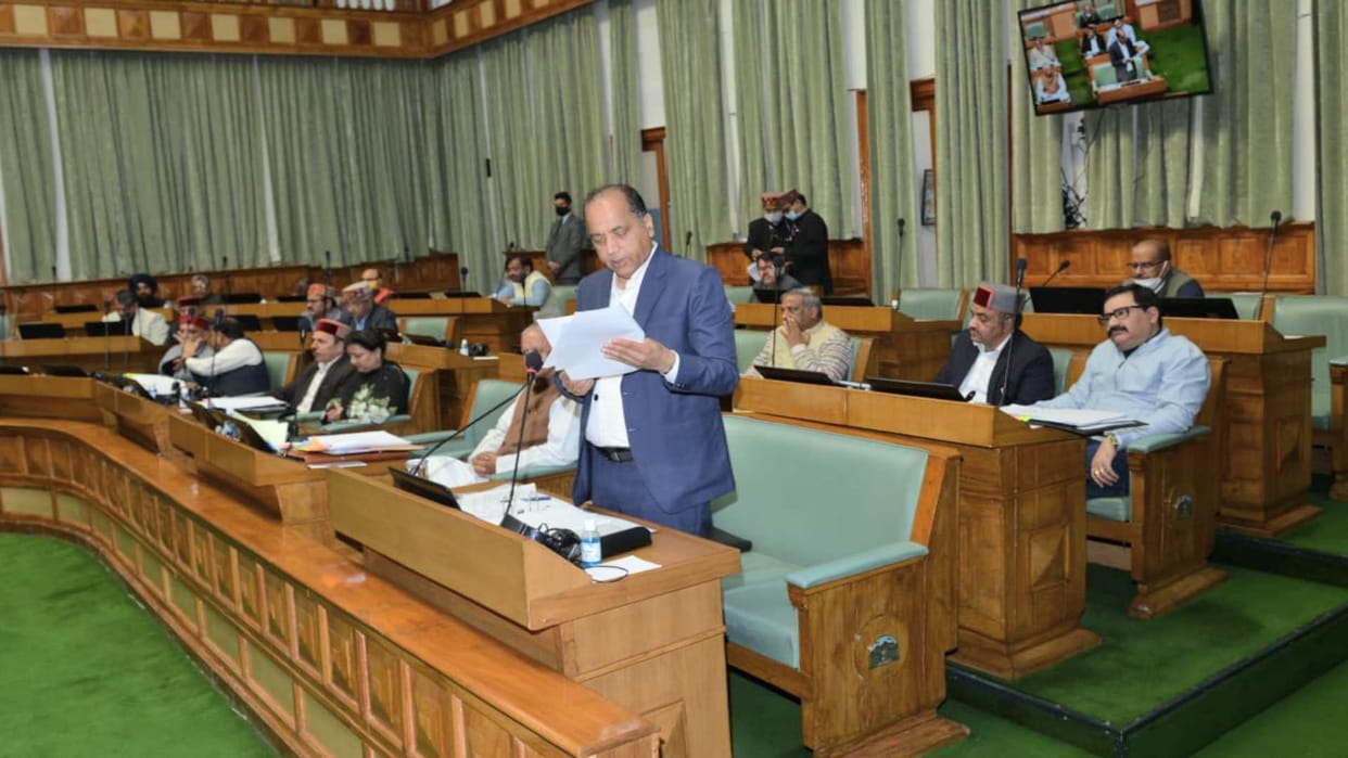 Himachal assembly session: Five bills passed in the house with a budget of 54,592.02 crore