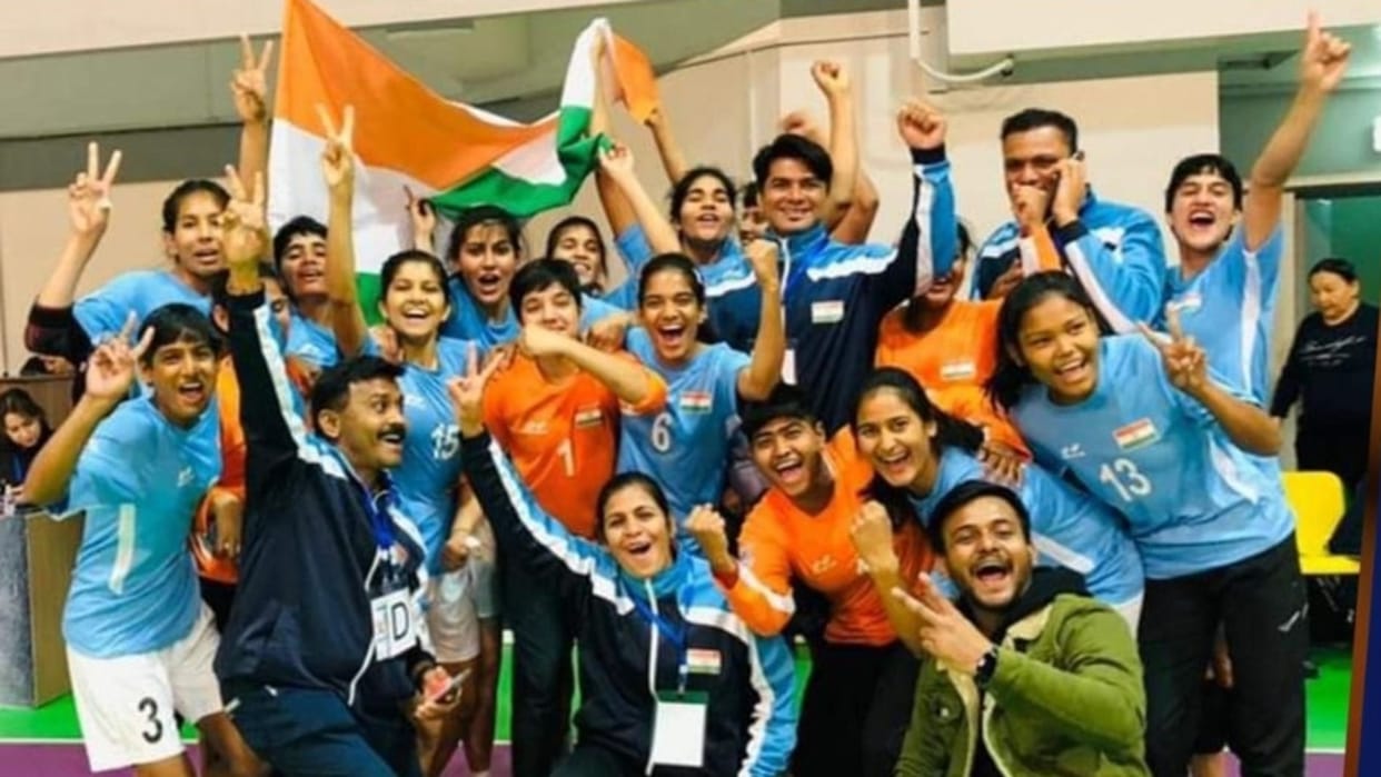 India won gold medal in Junior Asian Womens Handball Championship