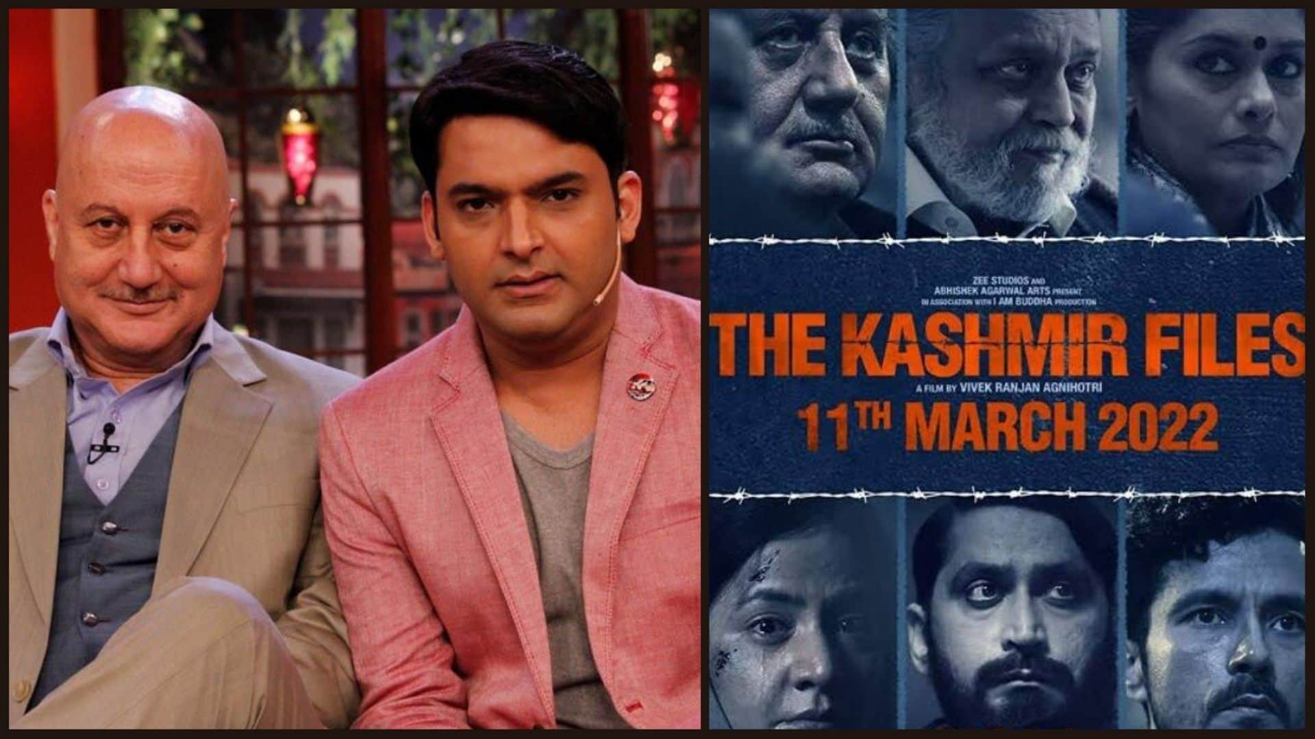The kashmir files anupam kher on kapil sharma show controversy said wish you had posted the full video