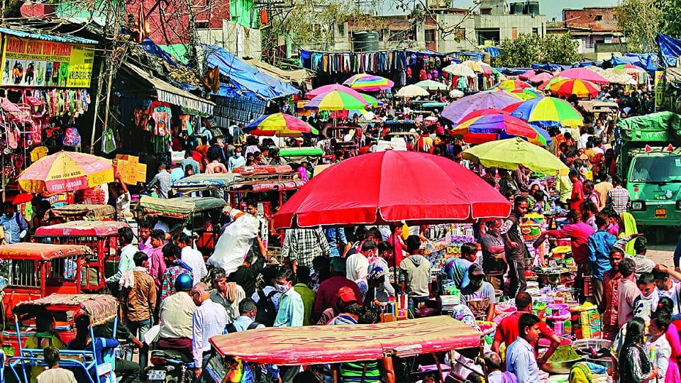 preparations complete for holi in delhi markets bazar full of colours and gulal