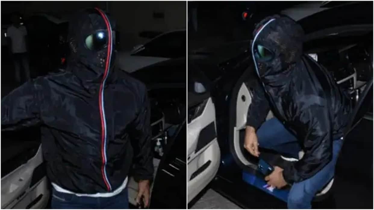 Social media: Raj Kundra gets trolled for hiding his face with a jacket netizens said ye to muh dikhane layak nahi raha
