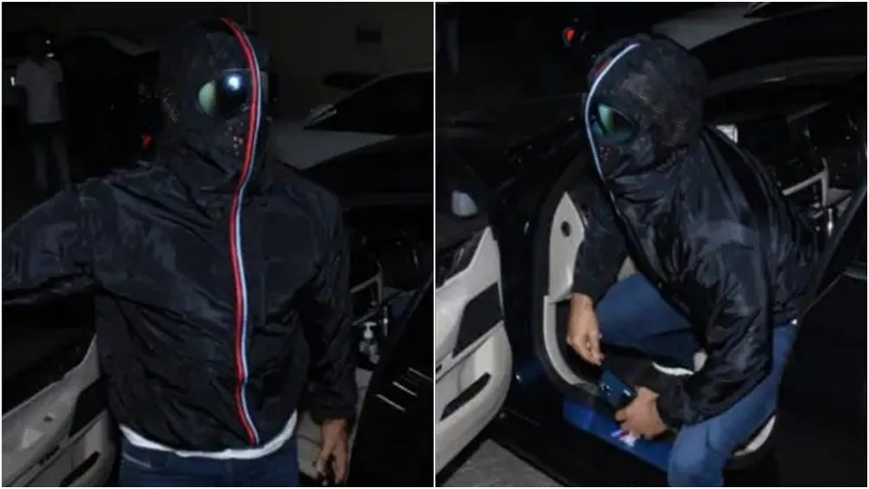Social media: Raj Kundra gets trolled for hiding his face with a jacket netizens said ye to muh dikhane layak nahi raha