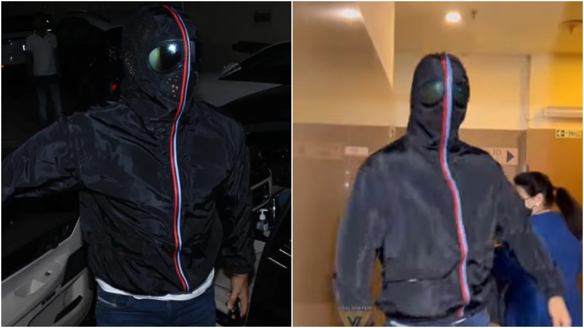 Social media: Raj Kundra gets trolled for hiding his face with a jacket netizens said ye to muh dikhane layak nahi raha