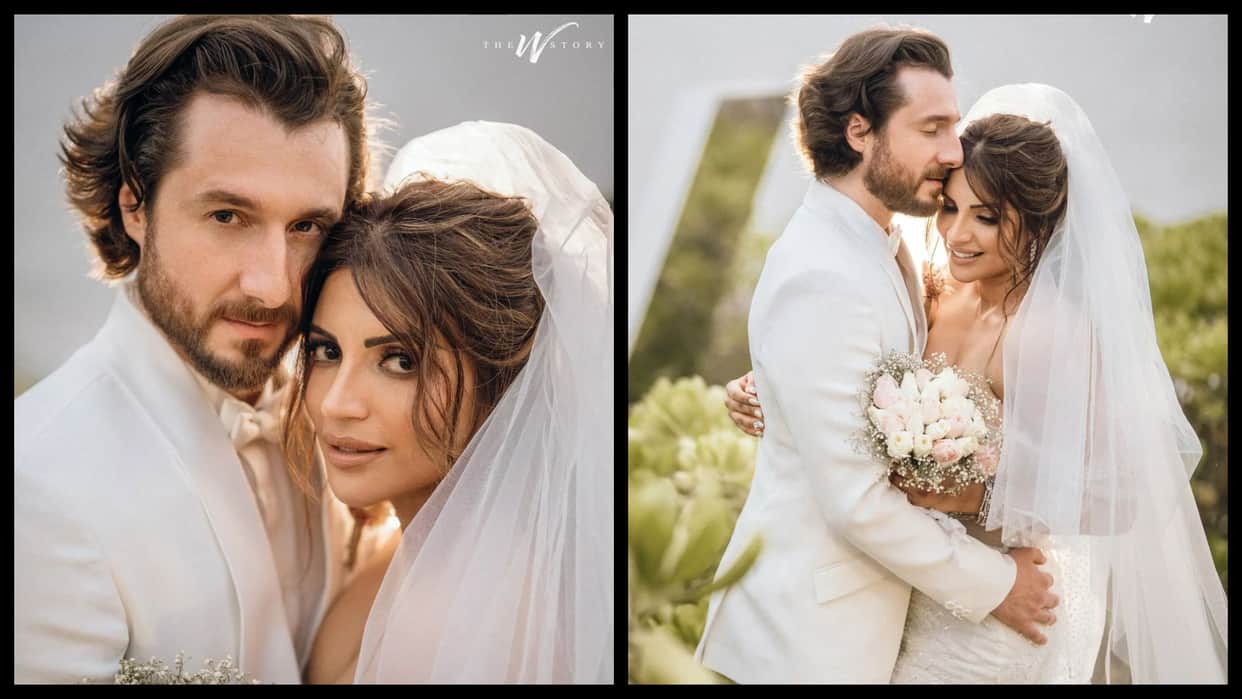 See First Glimpse of Shama Sikander and James Milliron India Meets America Wedding