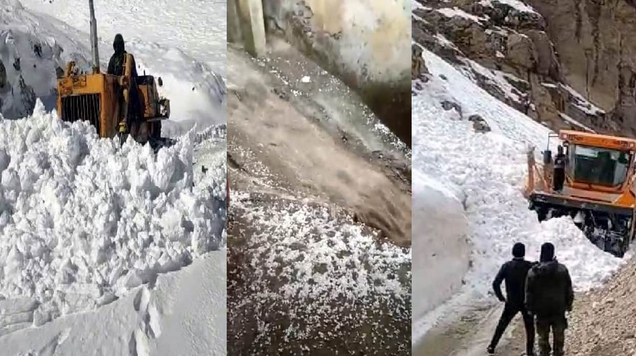 Uttarakhand Weather Update: weather Change in Uttarakhand, crops Damage due to heavy hail, rain in Badrinath Dham, Hemkund Sahib, see phoyo