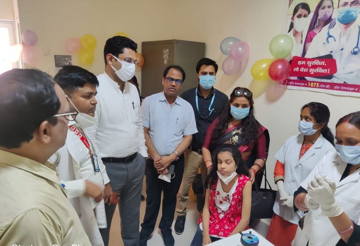 Children's vaccination campaign started at 10 centers