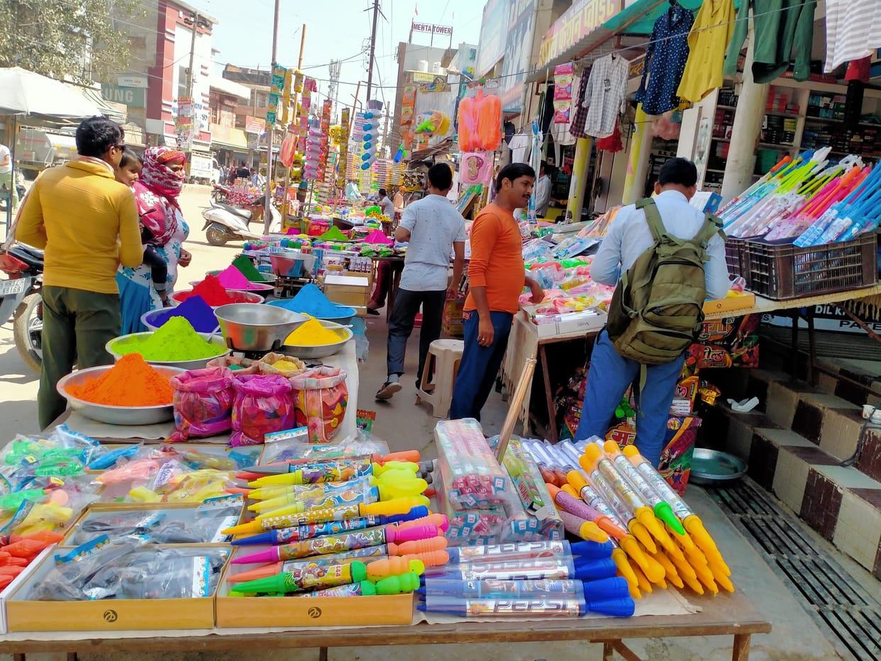 This time the streets of cities and villages will smell with indigenous aromatic gulal.
