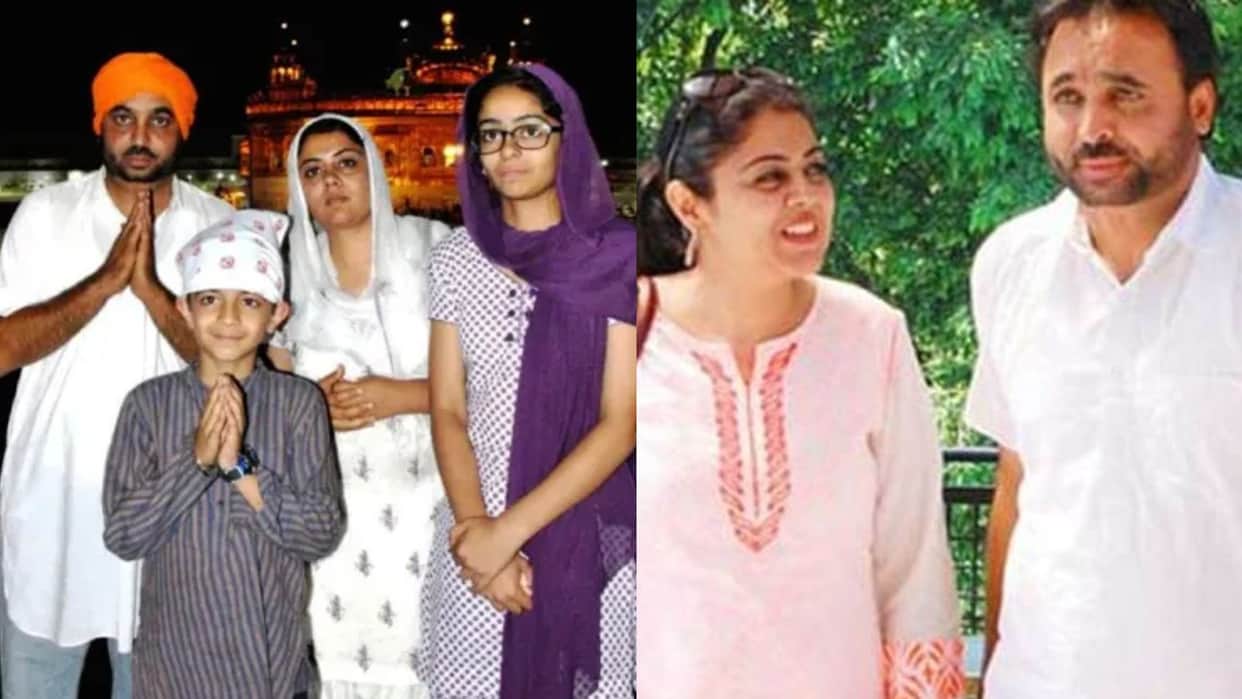 Bhagwant Mann Oath Ceremony CM of Punjab Know About His Life wife Family in Picture News in Hindi