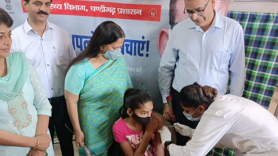 12-14 year old children started getting Corona vaccine dose in Chandigarh