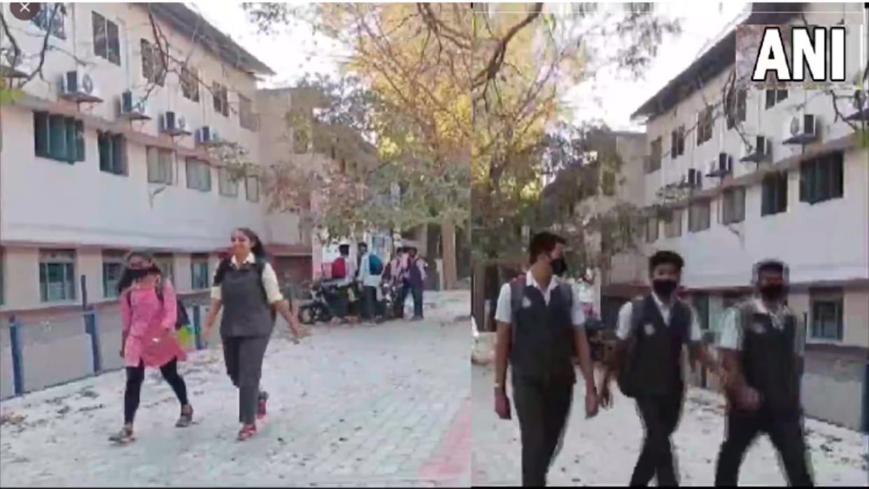 After hijab dispute verdict School-colleges reopened in Udupi with section 144