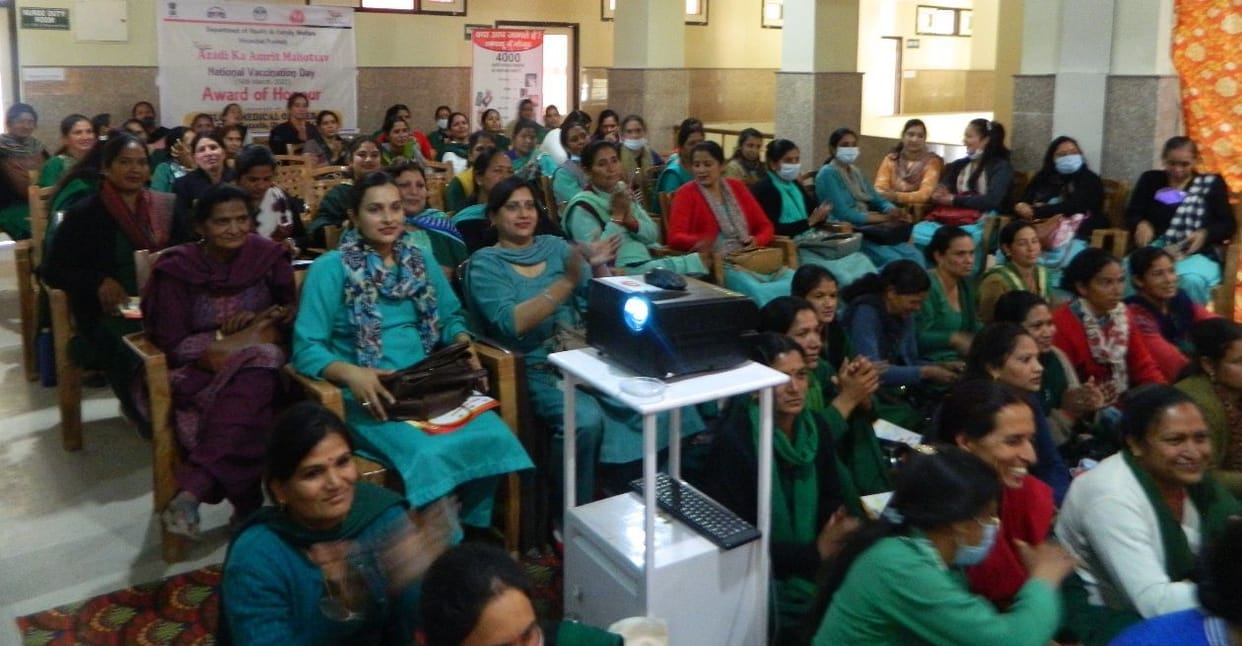Block level vaccination day celebrated at Community Health Center Katola