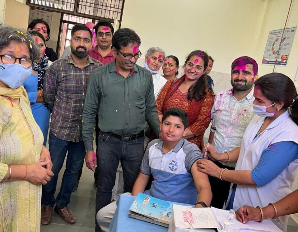 Corona-free district, vaccination of adolescents in the age group of 12 to 14 started