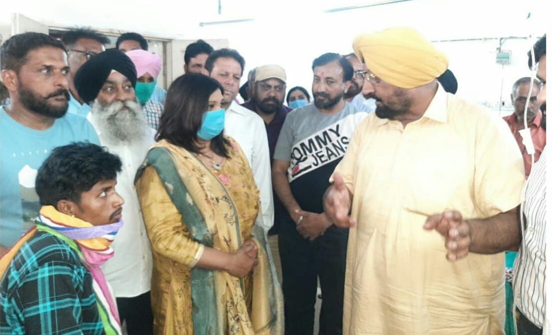 Randhawa, the new MLA who came into action even before taking oath, check the health management in the hospital