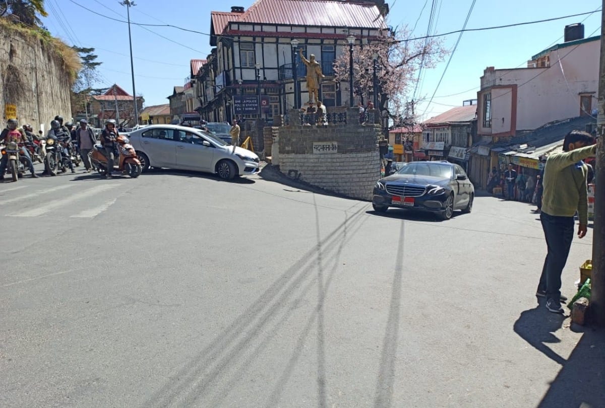 shimla news: traffic diverted for governor's convoy in shimla