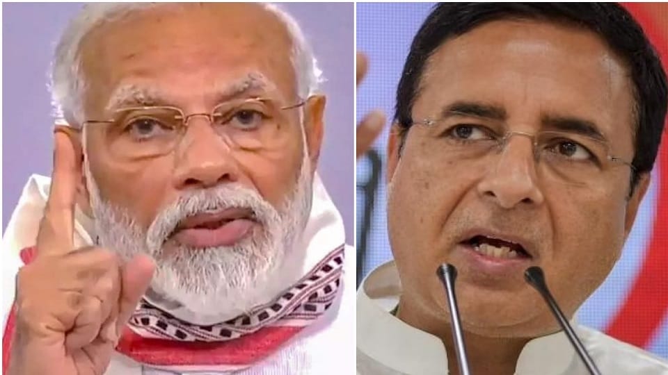 What were BJP 85 MPs doing in 1990, Congress randeep surjewala big attack on PM Modi over Kashmir Files