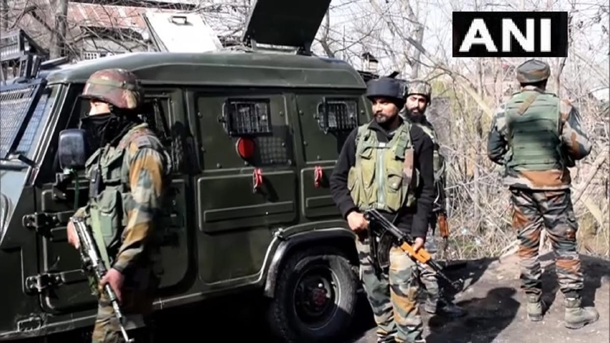 Jammu and Kashmir Police encounter between terrorists and security forces at Nowgam area of Srinagar