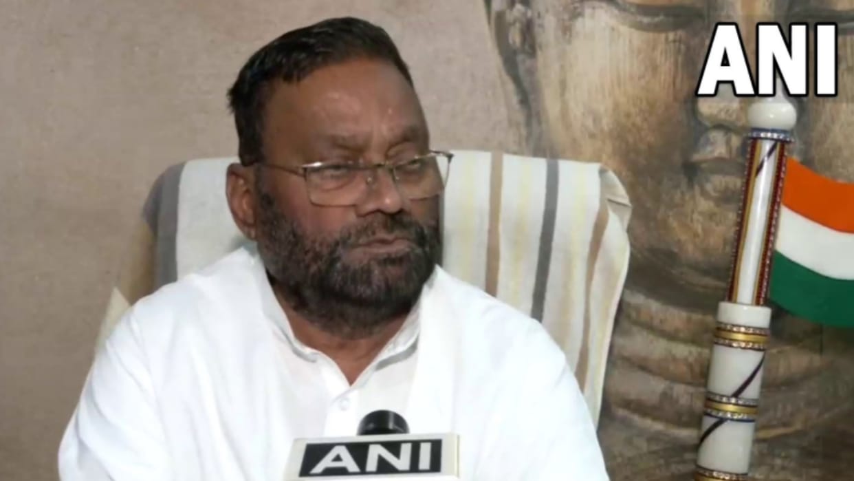 UP STF interrogated to Swami Prasad maurya.