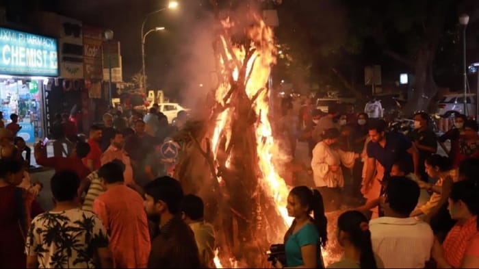 होलिका दहन (फाइल)