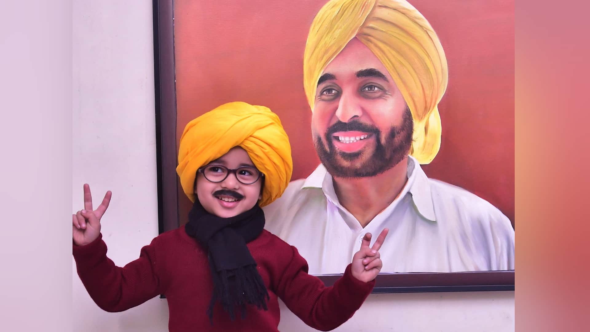 Avyaan Tomar know all about him first became junior Kejriwal then junior Bhagwant Mann