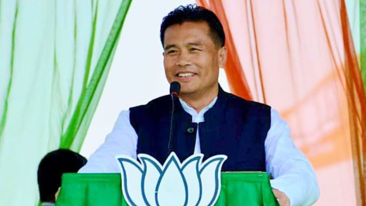 BJP MLA Biswajit Singh says Manipur CM announcement delayed due to Parliament session after returning from New Delhi news in Hindi