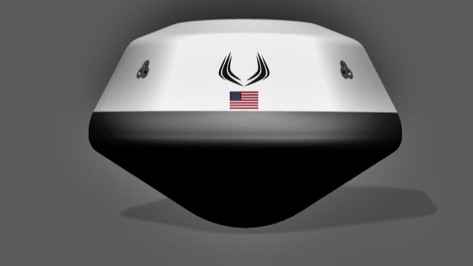 US startup company made a special capsule goods will be delivered from space through suitcase