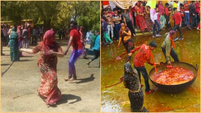 holi festival celebrated in many ways in Rajasthan like patharmar and phulon ki holi