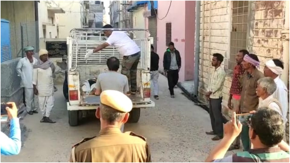 Husband hanged himself after killing his wife in churu