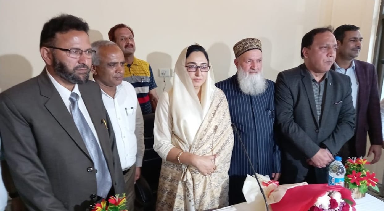 Dr Drakhshan became first woman president of jammu kashmir Wakf Board