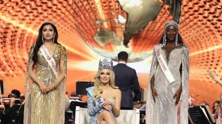 Poland's Karolina Bielawska won Miss World 2021 sri saini was the first runner up