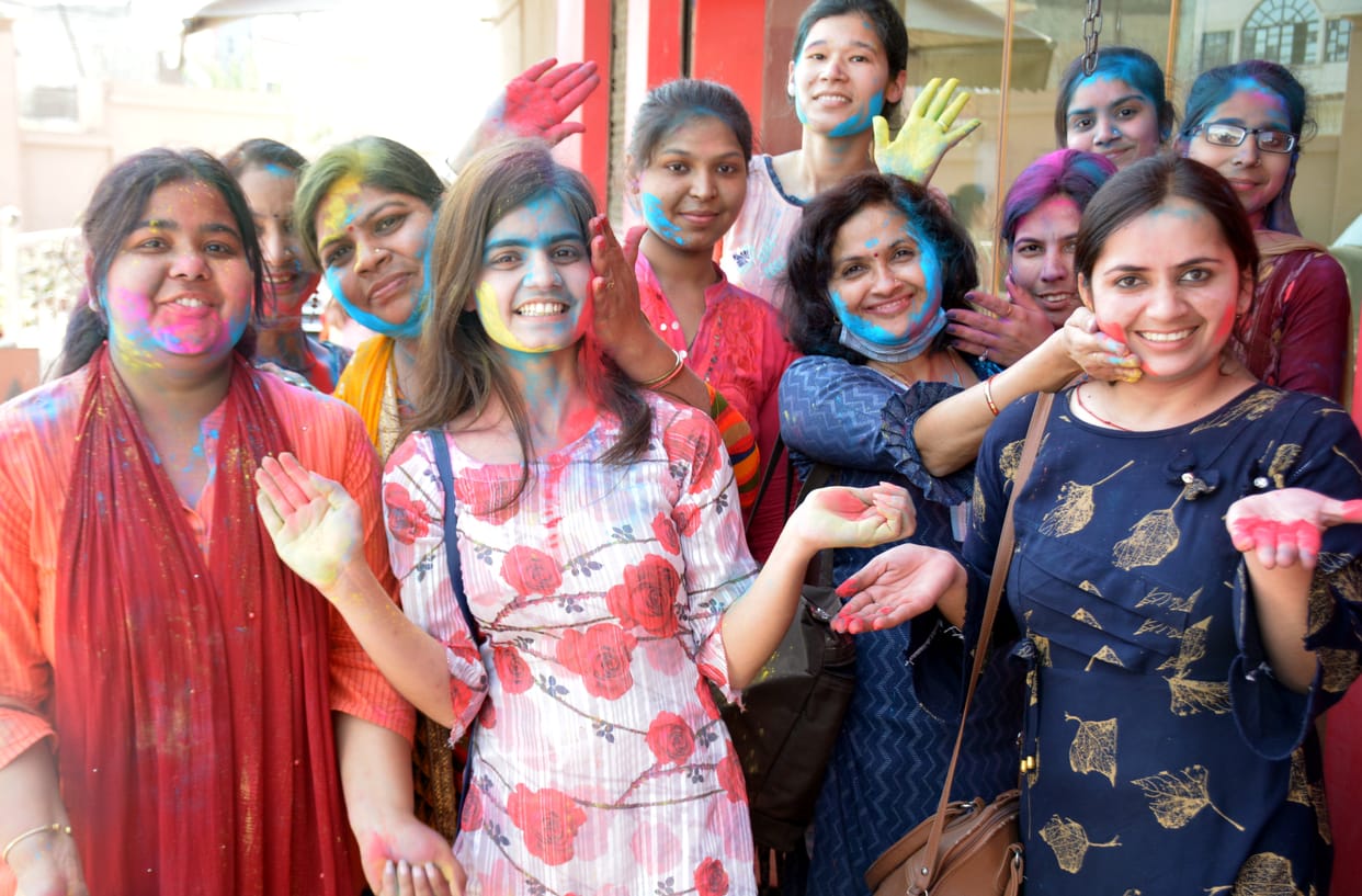 Festival of colors in the educational institutions of the district