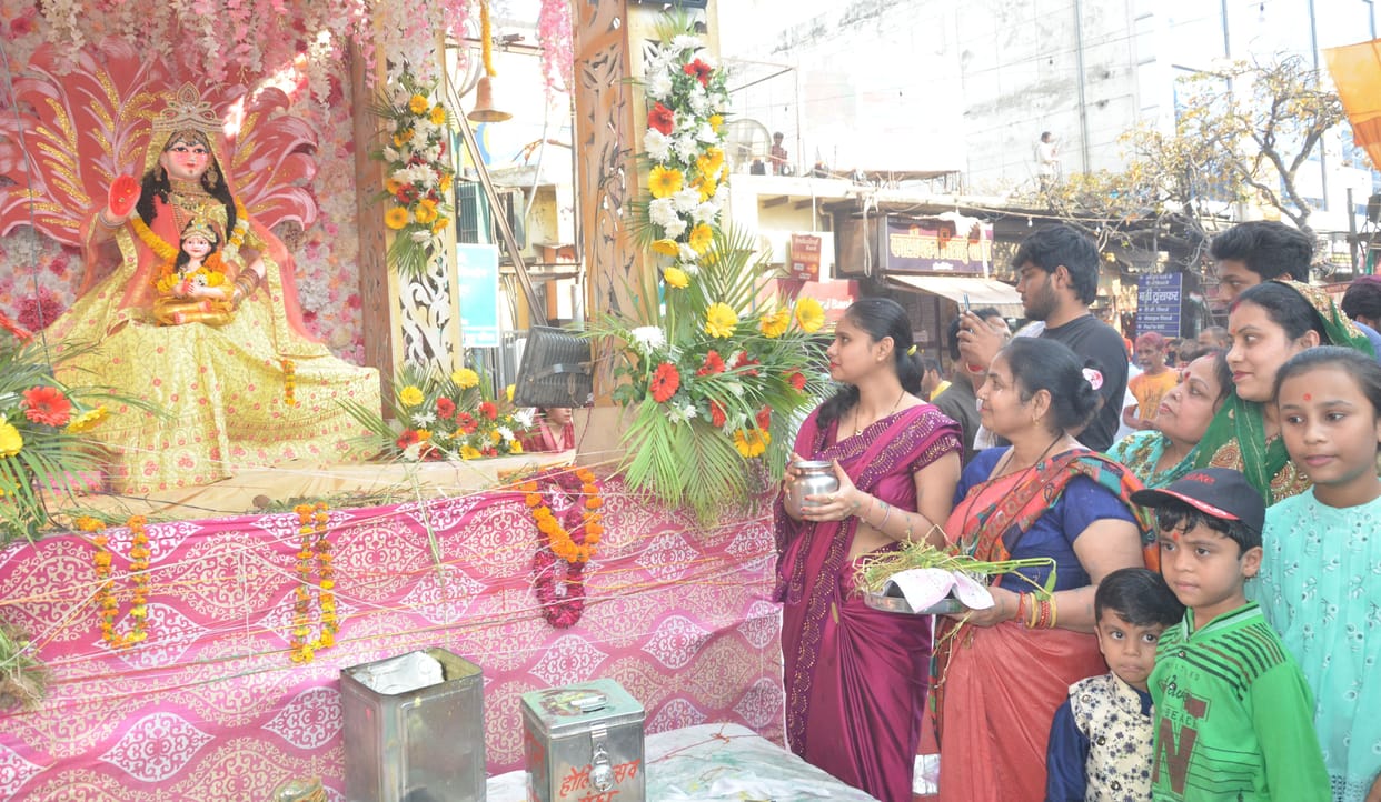 Mathura: Women worshiped Holi