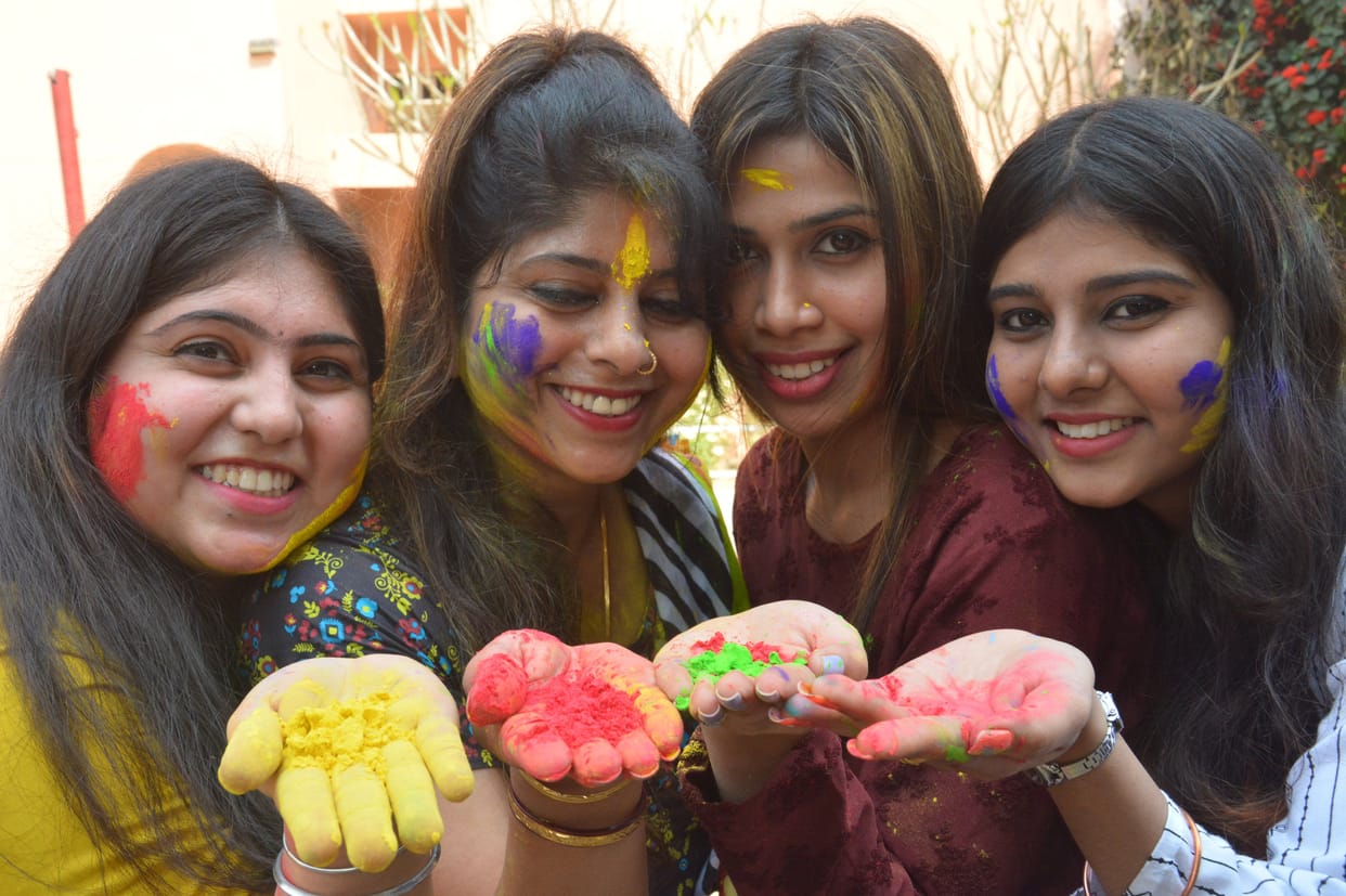 Chehka market on Holi, returned after two years