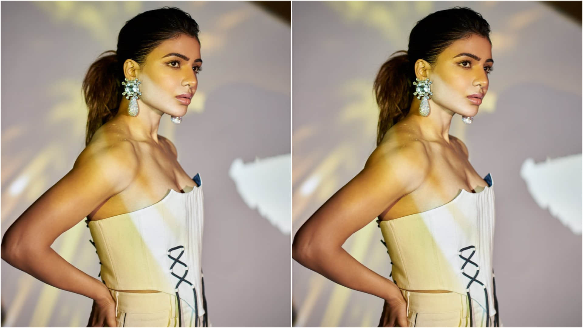 fashion faceoff samantha ruth prabhu and tara sutaria wear same white corset top who wore it better