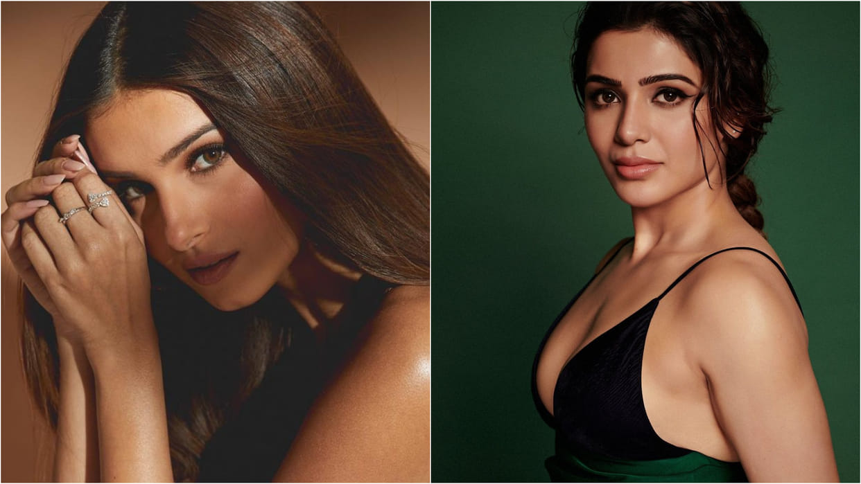 fashion faceoff samantha ruth prabhu and tara sutaria wear same white corset top who wore it better